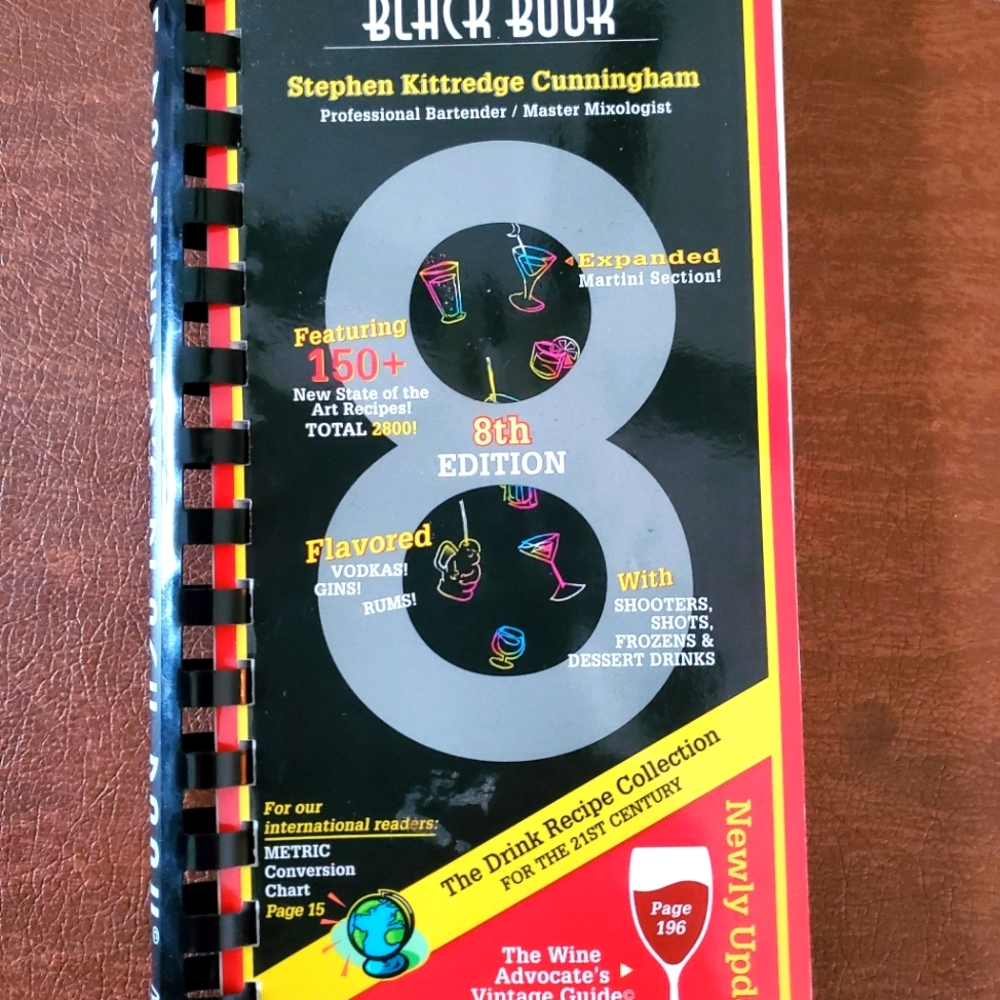 Bartenders black book-Stephen cunningham